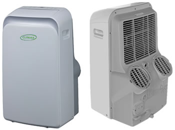picture of climax dual hose dc inverter portable air conditioner
